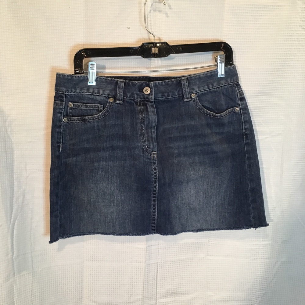 Ann Taylor Demin Mini Skirt